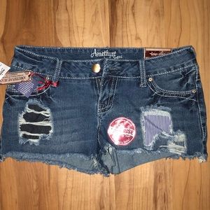 Amethyst Jeans brand jean shorts